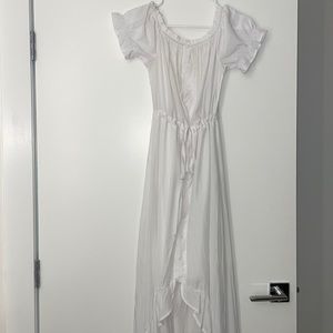 White Maxi Beach Dress